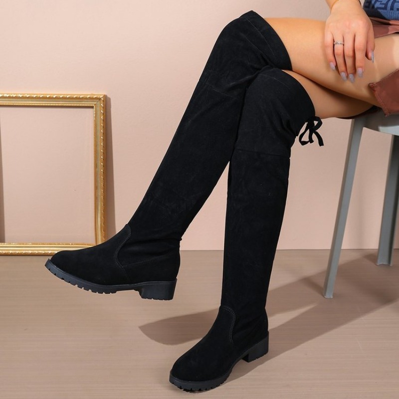 Sock Boot Women - Stivali sopra il ginocchio da donna,
