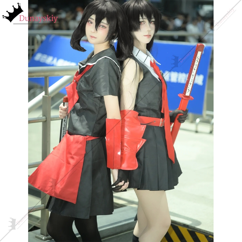 Women Shoes Xxl - Costume Cosplay Akame Ga KILL, Set
