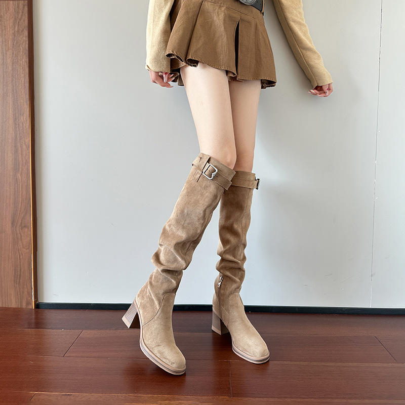 Sock Boot Women - High heeled knee high boots for