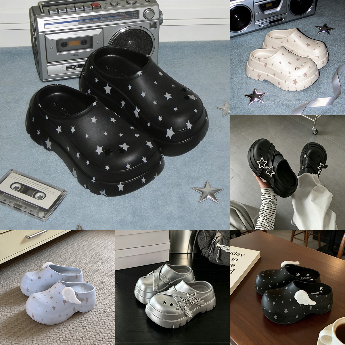 Women'S Shoes Clogs - Nuove ciabatte con plateau estive da