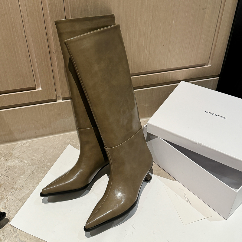 QUTAA Novità di moda Donna Sti - Knee High Boots Women recensione e prezzo