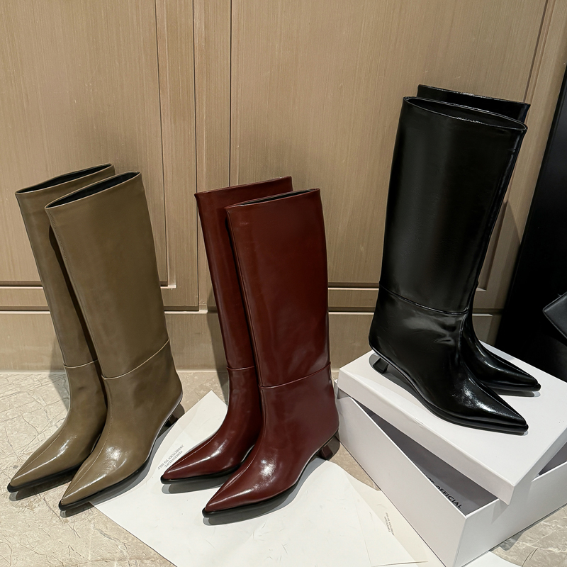 QUTAA Novità di moda Donna Sti - Knee High Boots Women recensione e prezzo