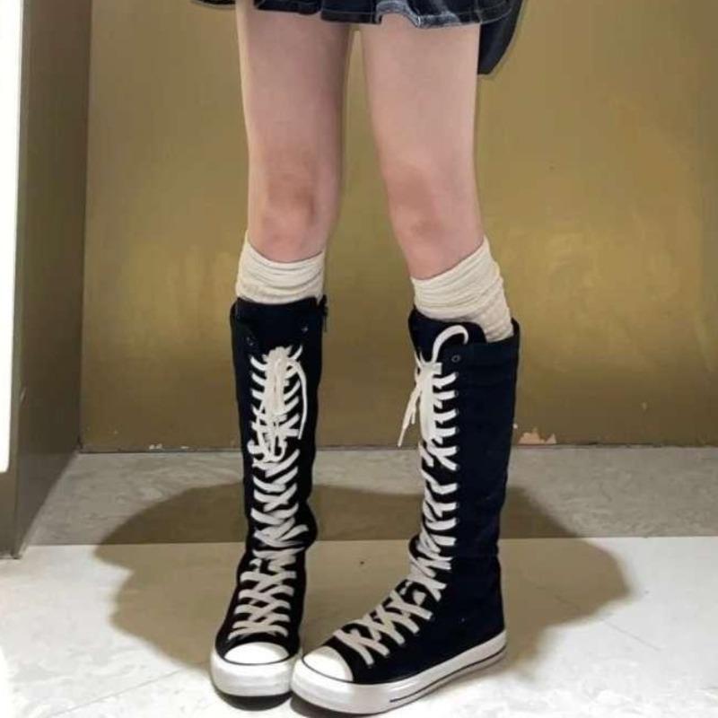 Nuove Scarpe Alte in Tela 2025 - Knee High Boots Women recensione e prezzo