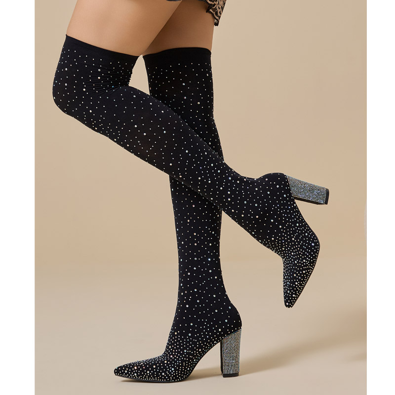 Stivali sopra il ginocchio Ane - Sock Boot Women recensione e prezzo