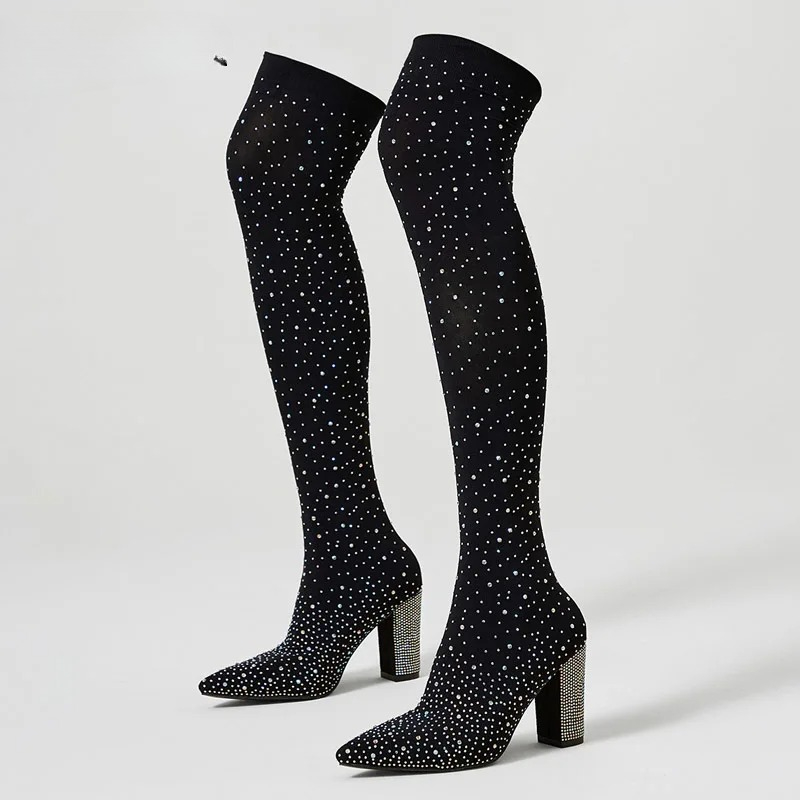 Stivali sopra il ginocchio Ane - Sock Boot Women recensione e prezzo