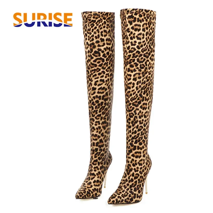 Stivali sopra il ginocchio leo - Sock Boot Women recensione e prezzo