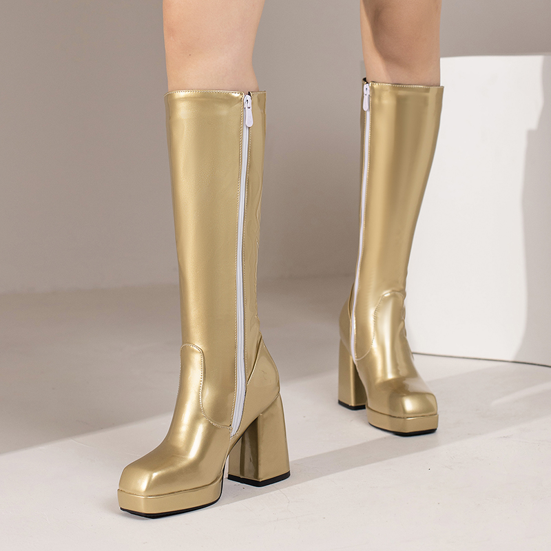 Stivali alti al ginocchio con  - Knee High Boots Women recensione e prezzo
