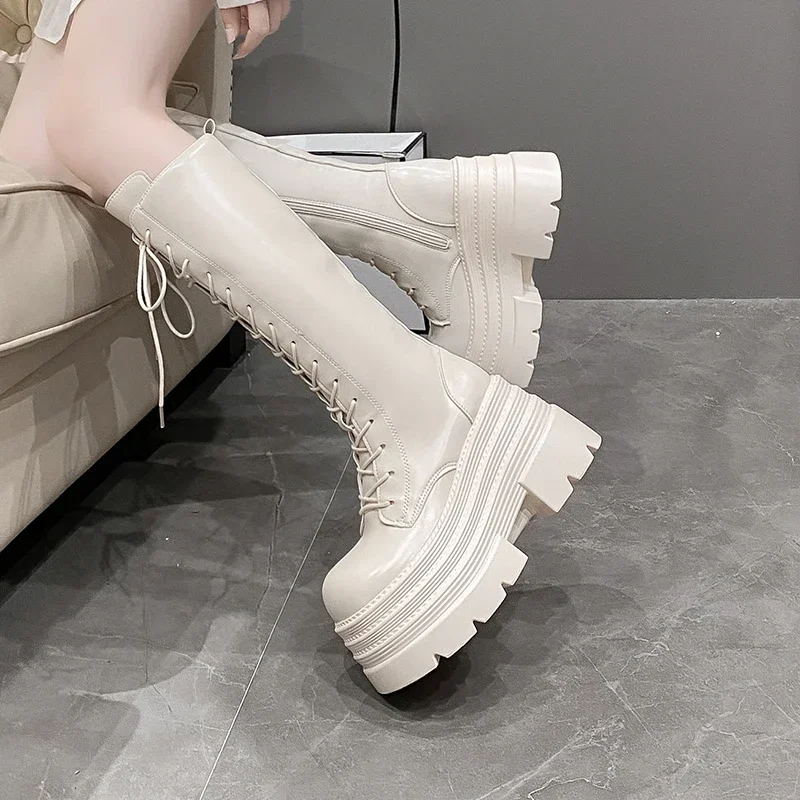 10CM Stivali lunghi romani del - Knee High Boots Women recensione e prezzo